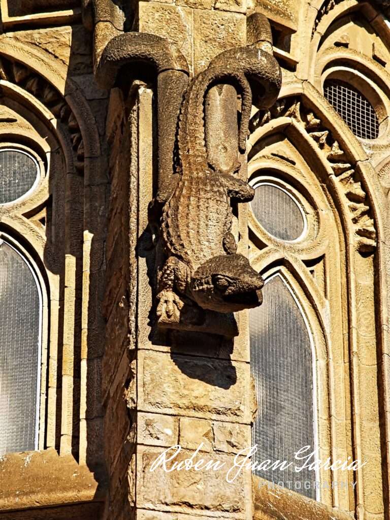 Lizard gargoyle of La Sagrada Familia